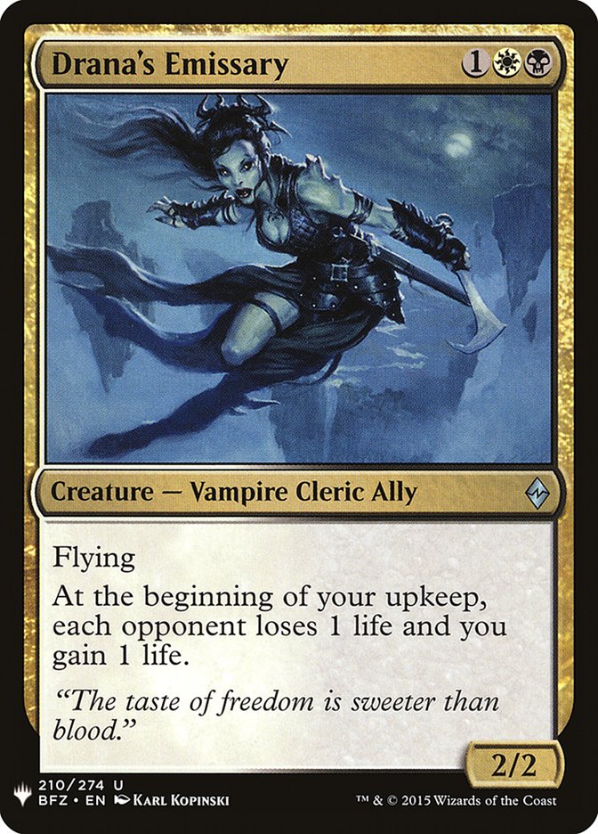 Magic the Gathering Card - Drana's Emissary - MTG Circle
