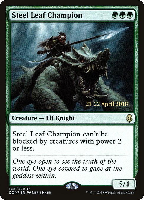 Magic the Gathering Card - Steel Leaf Champion - MTG Circle