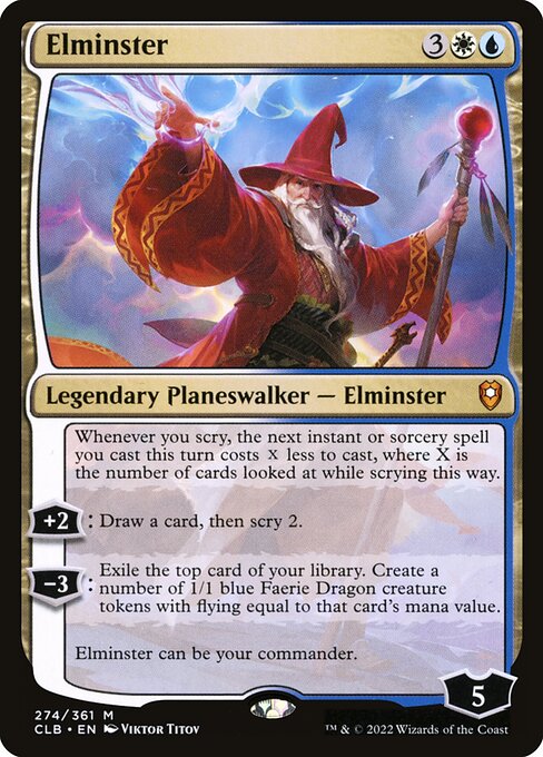 Magic the Gathering Card - Elminster - MTG Circle