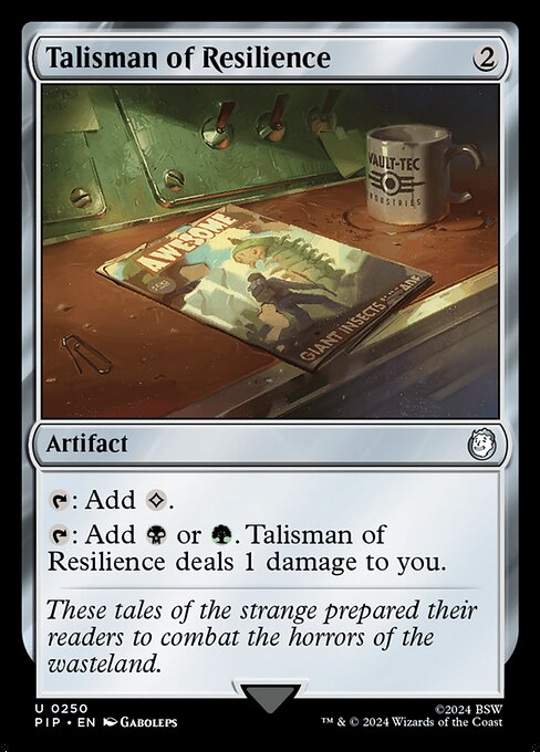 Magic the Gathering Card - Talisman of Resilience - MTG Circle