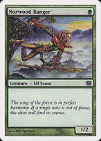 Magic the Gathering Card - Norwood Ranger - MTG Circle