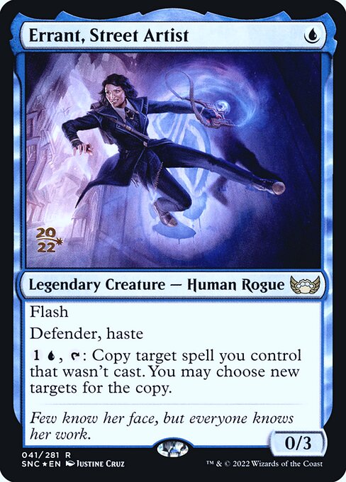 Magic the Gathering Card - Errant, Street Artist - MTG Circle