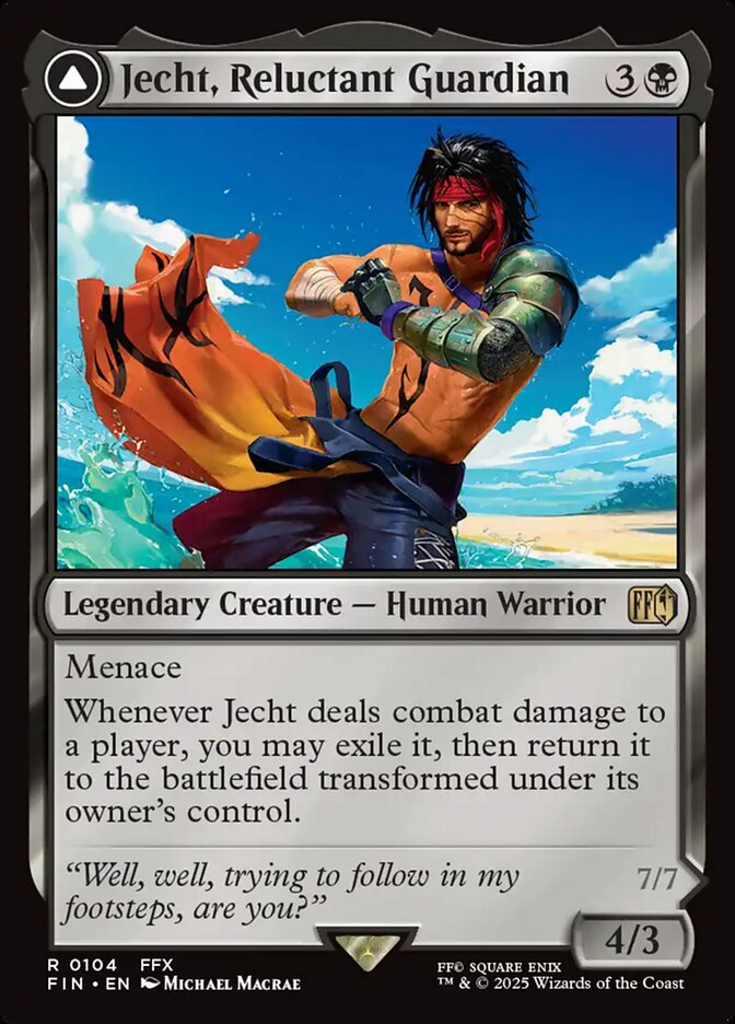 Magic the Gathering Card - Jecht, Reluctant Guardian - MTG Circle