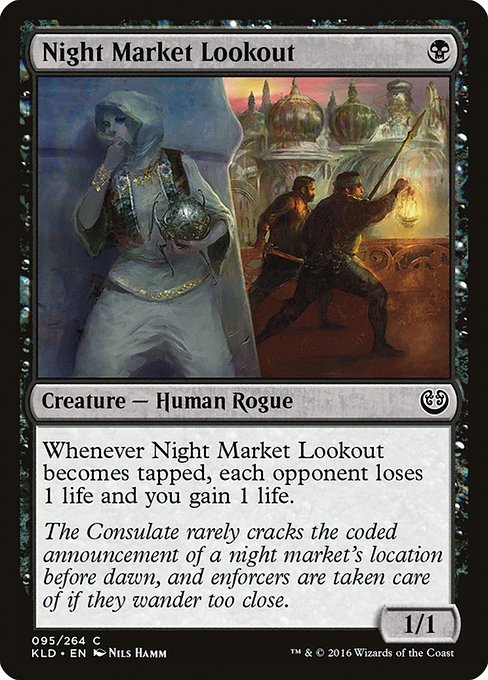 Magic the Gathering Card - Night Market Lookout - MTG Circle