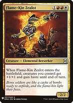 Magic the Gathering Card - Flame-Kin Zealot - MTG Circle