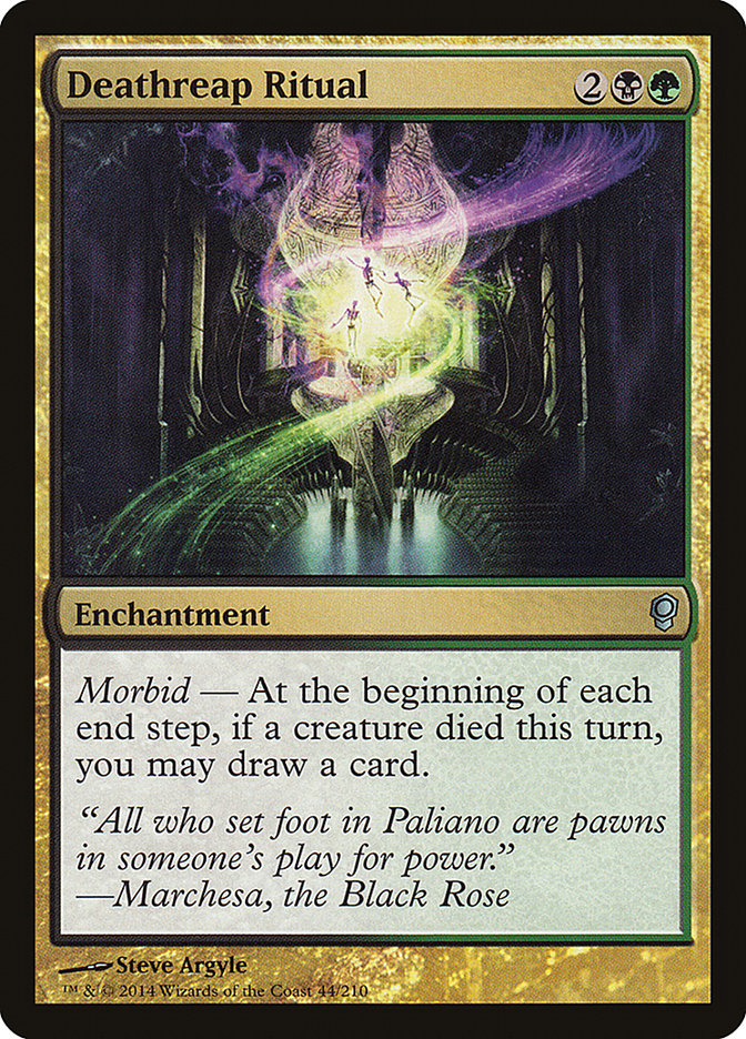 Magic the Gathering Card - Deathreap Ritual - MTG Circle