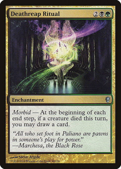 Magic the Gathering Card - Deathreap Ritual - MTG Circle