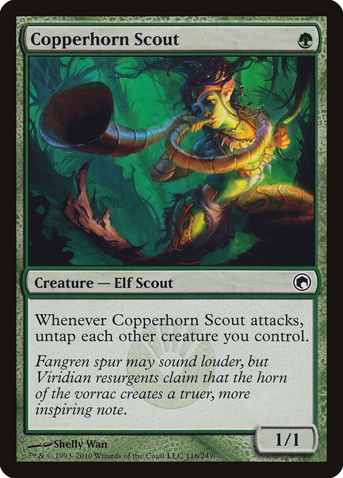 Magic the Gathering Card - Copperhorn Scout - MTG Circle