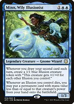 Magic the Gathering Card - Minn, Wily Illusionist - MTG Circle