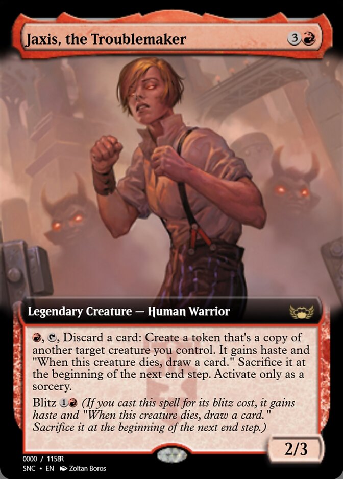 Magic the Gathering Card - Jaxis, the Troublemaker - MTG Circle