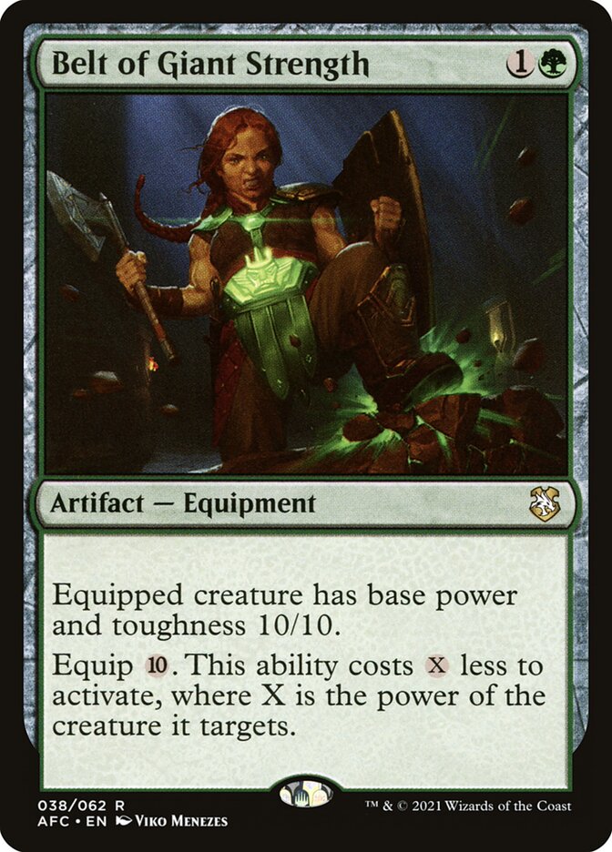 Magic the Gathering Card - Belt of Giant Strength - MTG Circle