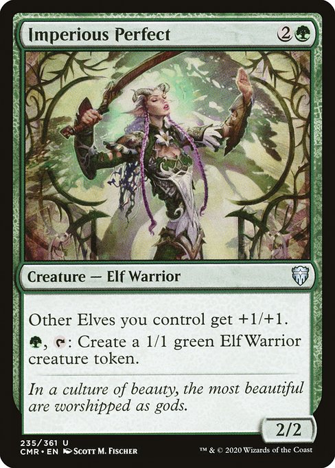 Magic the Gathering Card - Imperious Perfect - MTG Circle