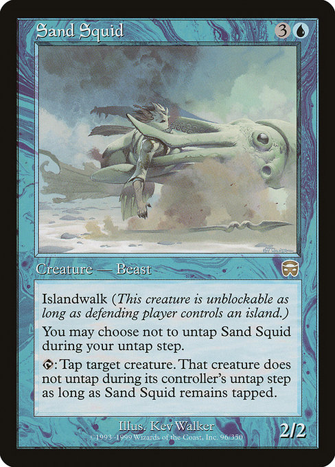 Magic the Gathering Card - Sand Squid - MTG Circle