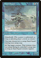 Magic the Gathering Card - Sand Squid - MTG Circle