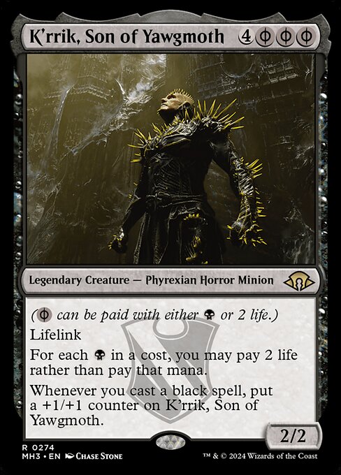 Magic the Gathering Card - K'rrik, Son of Yawgmoth - MTG Circle