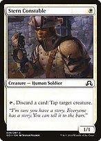 Magic the Gathering Card - Stern Constable - MTG Circle