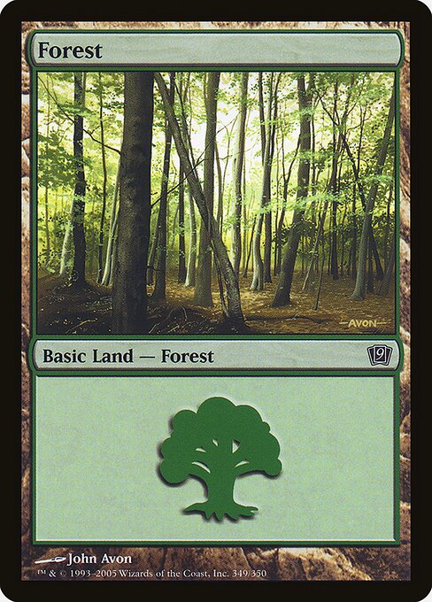 Magic the Gathering Card - Forest - MTG Circle