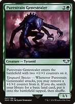 Magic the Gathering Card - Purestrain Genestealer - MTG Circle