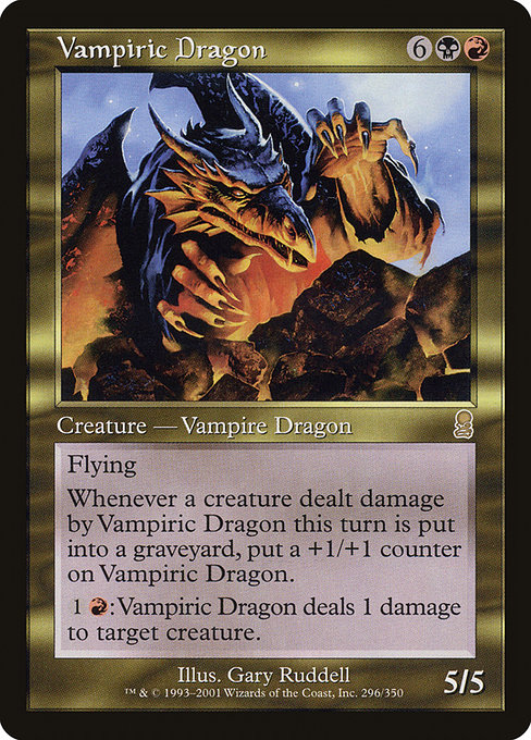 Magic the Gathering Card - Vampiric Dragon - MTG Circle