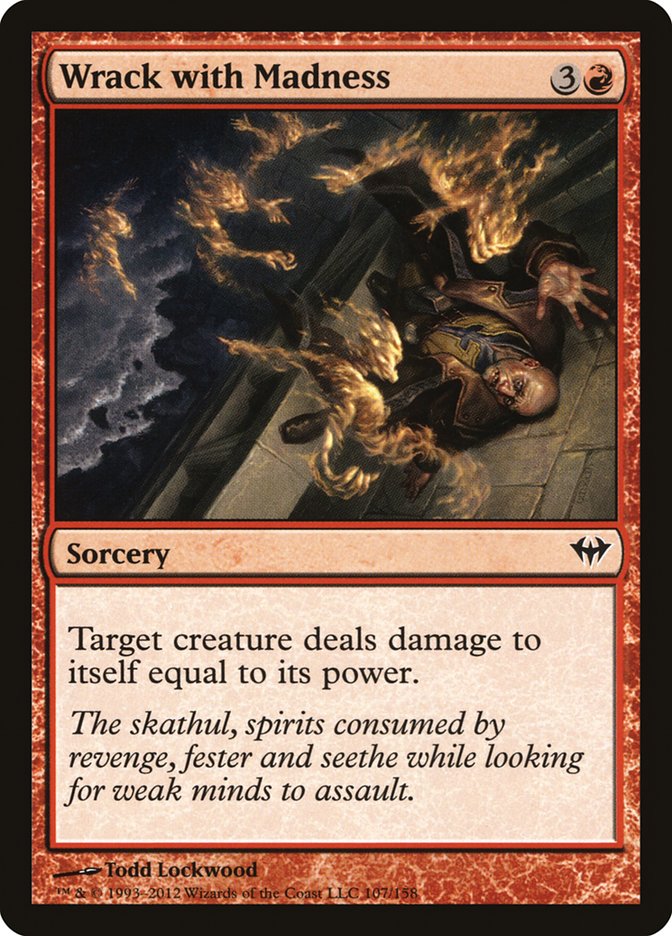 Magic the Gathering Card - Wrack with Madness - MTG Circle