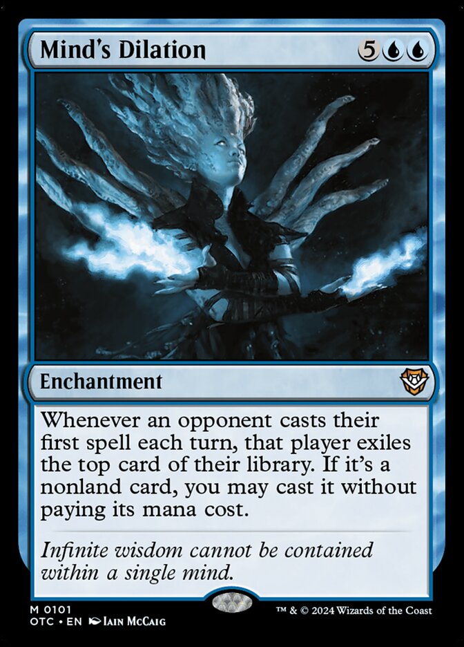 Magic the Gathering Card - Mind's Dilation - MTG Circle