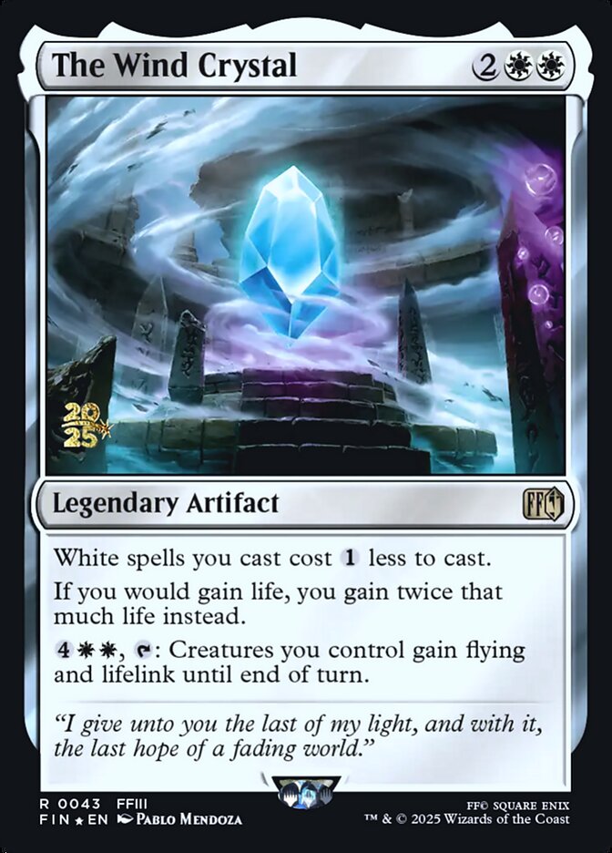 Magic the Gathering Card - The Wind Crystal - MTG Circle