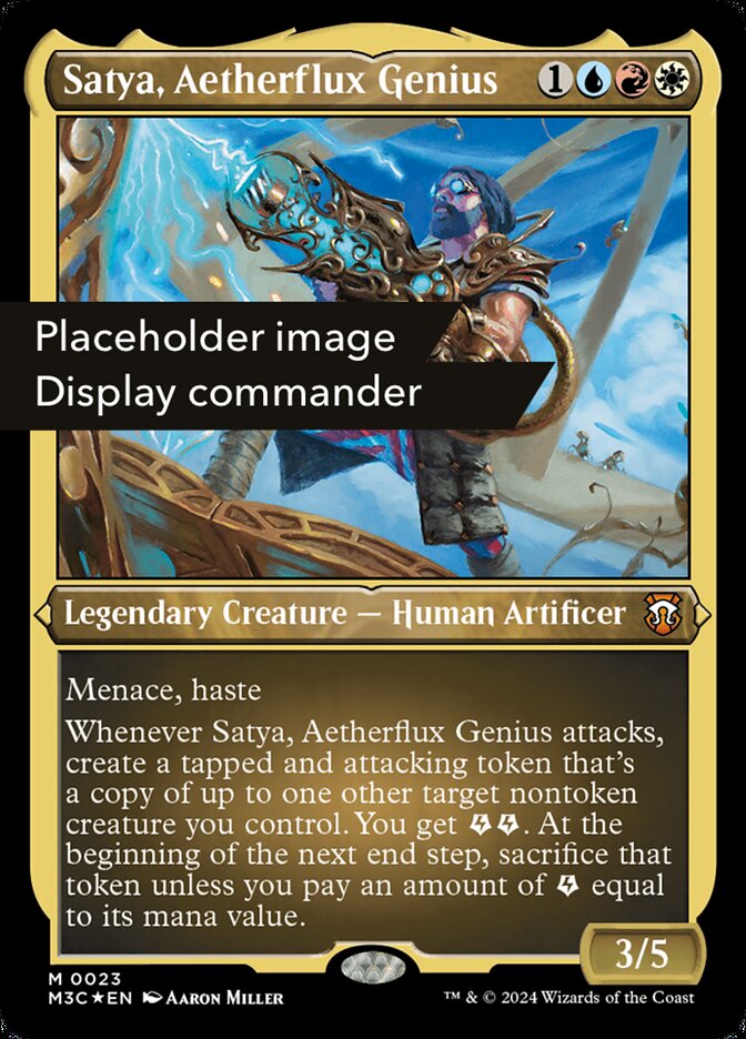 Magic the Gathering Card - Satya, Aetherflux Genius - MTG Circle