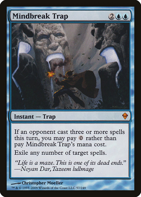 Magic the Gathering Card - Mindbreak Trap - MTG Circle