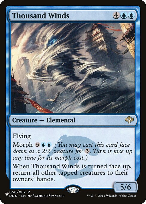 Magic the Gathering Card - Thousand Winds - MTG Circle
