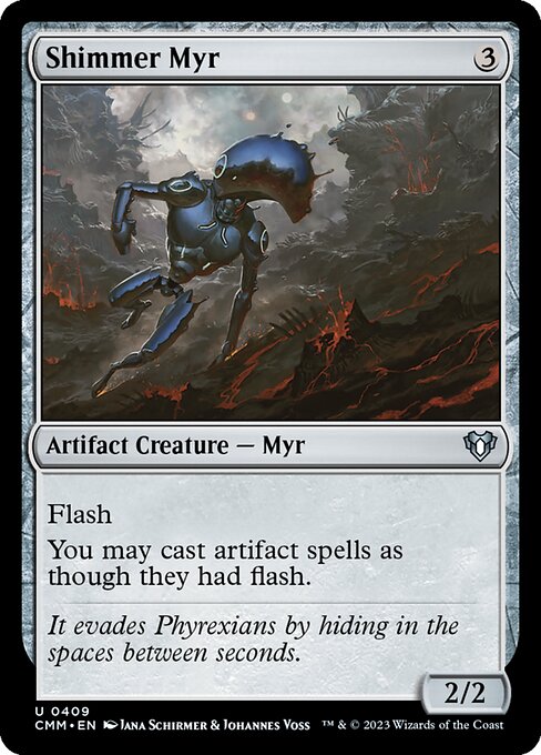 Magic the Gathering Card - Shimmer Myr - MTG Circle