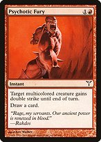 Magic the Gathering Card - Psychotic Fury - MTG Circle