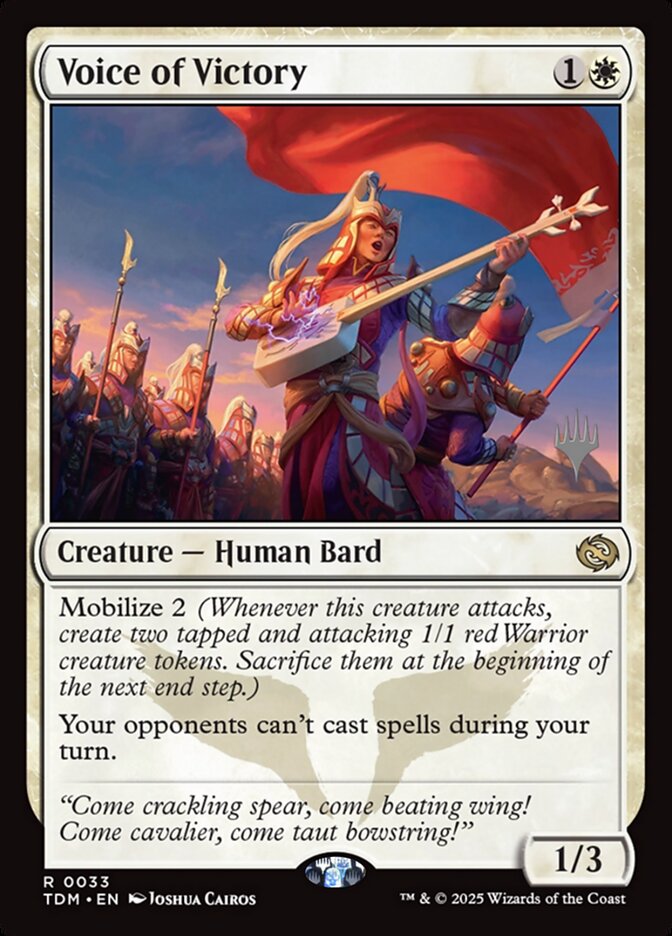 Magic the Gathering Card - Voice of Victory - MTG Circle