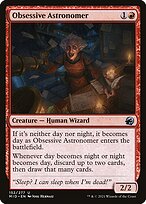 Magic the Gathering Card - Obsessive Astronomer - MTG Circle