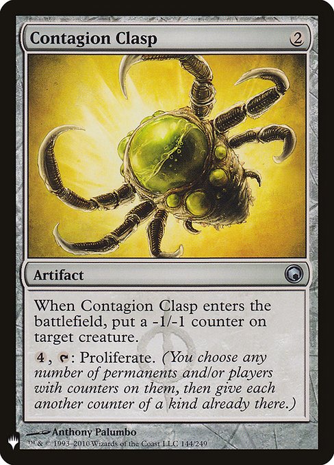 Magic the Gathering Card - Contagion Clasp - MTG Circle