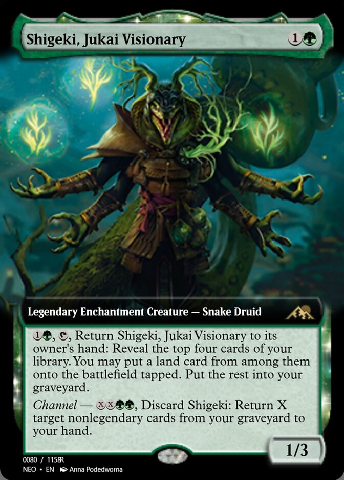 Magic the Gathering Card - Shigeki, Jukai Visionary - MTG Circle