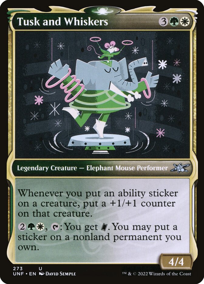 Magic the Gathering Card - Tusk and Whiskers - MTG Circle