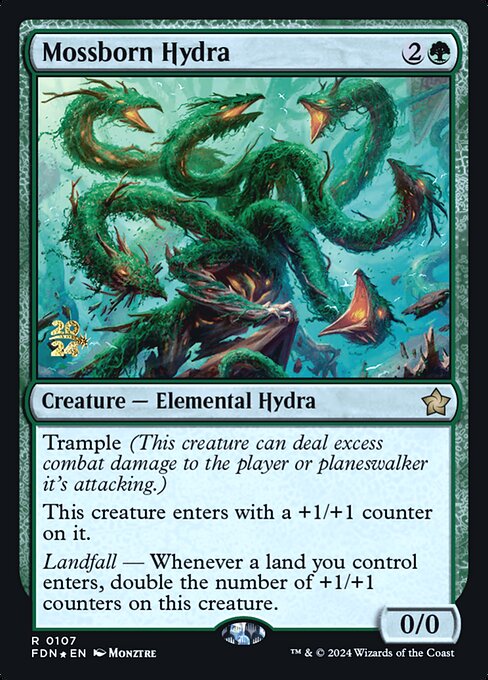 Magic the Gathering Card - Mossborn Hydra - MTG Circle