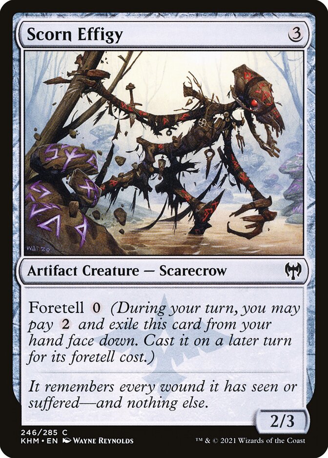 Magic the Gathering Card - Scorn Effigy - MTG Circle