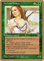 Magic the Gathering Card - Autumn Willow - MTG Circle