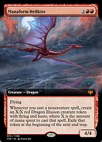 Magic the Gathering Card - Manaform Hellkite - MTG Circle