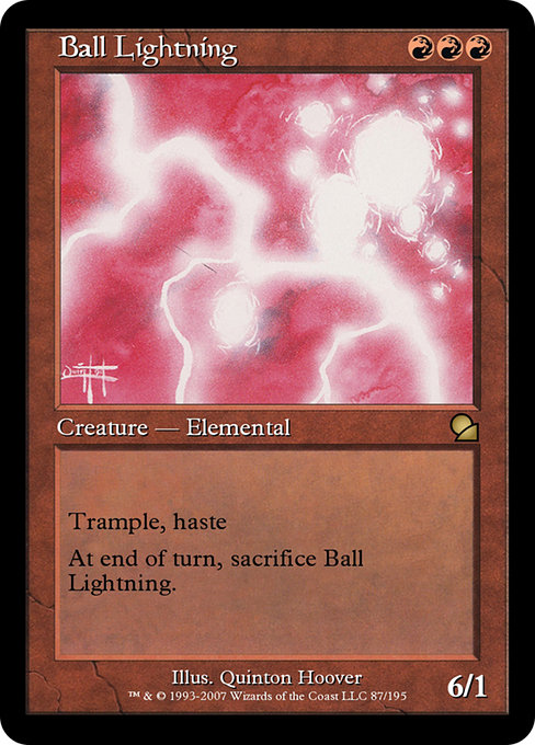 Magic the Gathering Card - Ball Lightning - MTG Circle