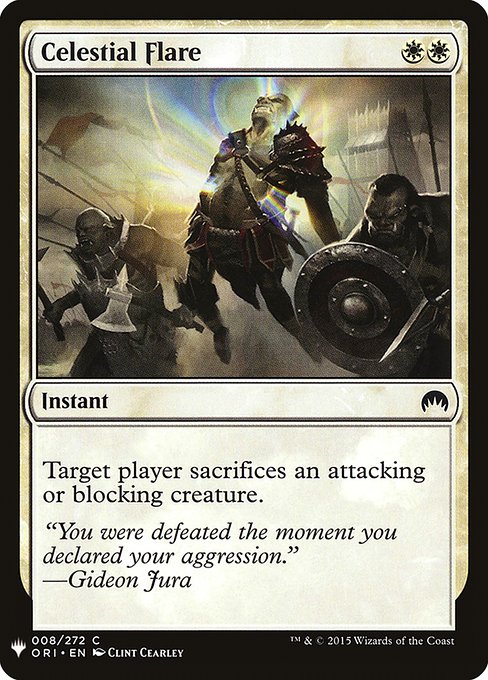 Magic the Gathering Card - Celestial Flare - MTG Circle