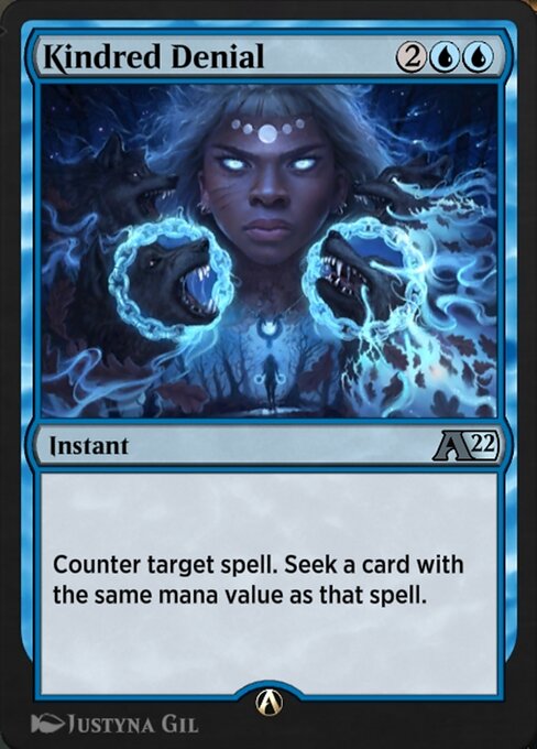 Magic the Gathering Card - Kindred Denial - MTG Circle