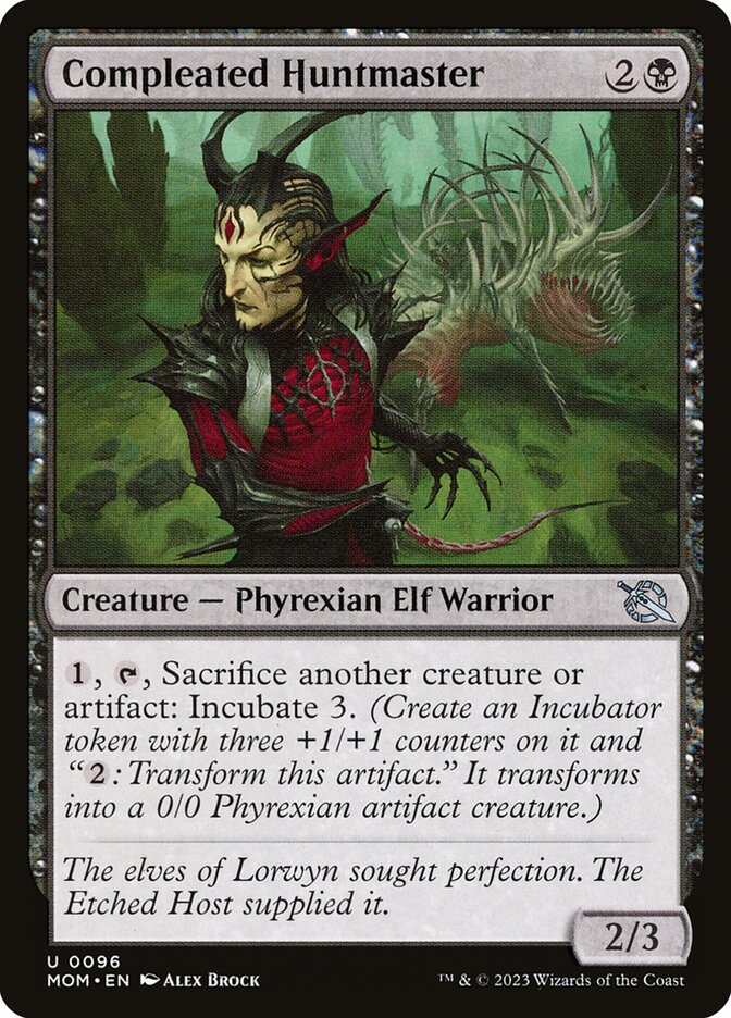 Magic the Gathering Card - Compleated Huntmaster - MTG Circle