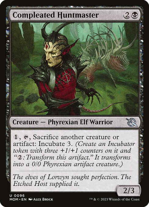 Magic the Gathering Card - Compleated Huntmaster - MTG Circle