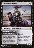 Magic the Gathering Card - Murderous Rider // Swift End - MTG Circle