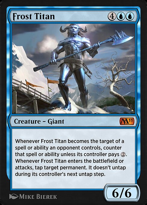 Magic the Gathering Card - Frost Titan - MTG Circle