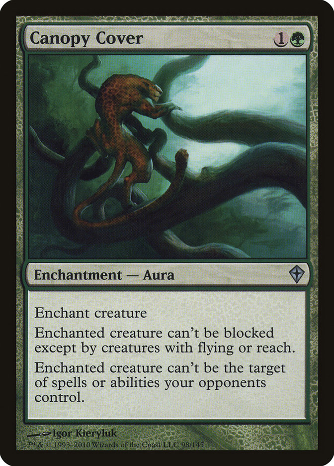 Magic the Gathering Card - Canopy Cover - MTG Circle