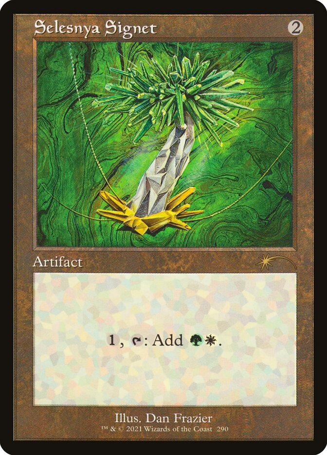 Magic the Gathering Card - Selesnya Signet - MTG Circle