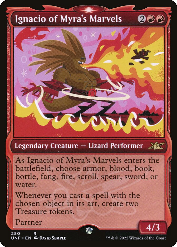 Magic the Gathering Card - Ignacio of Myra's Marvels - MTG Circle